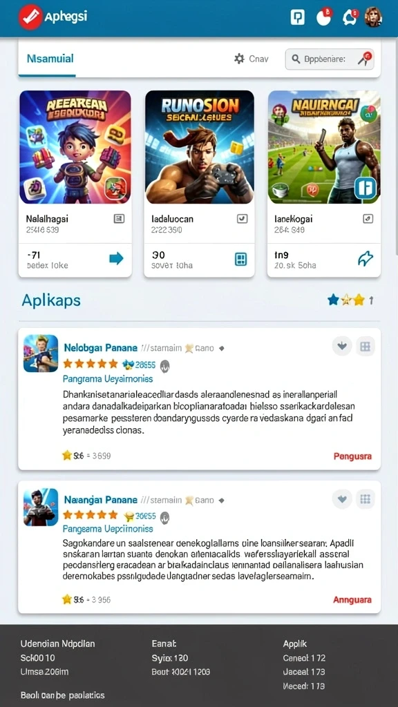 Beragam pilihan permainan yang mengasyikkan.