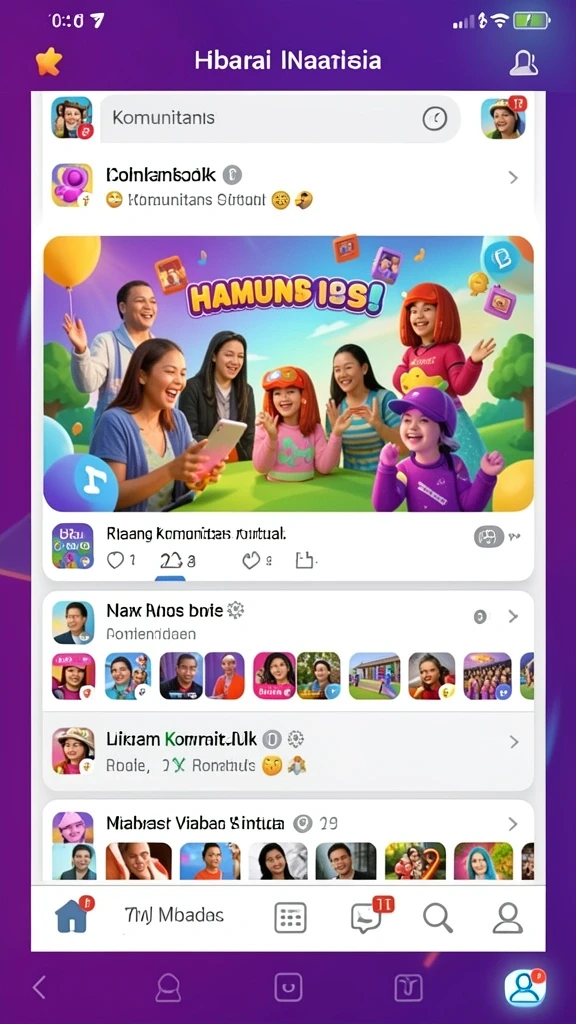 Interaksi multiplayer yang seru dengan teman-teman.