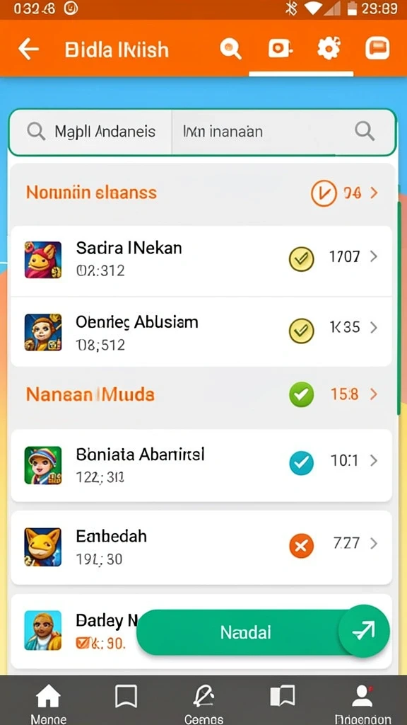 Fitur pembaruan konten terbaru di aplikasi 8QR.