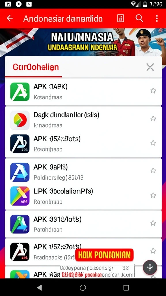 Karakter-karakter unik yang penuh warna.