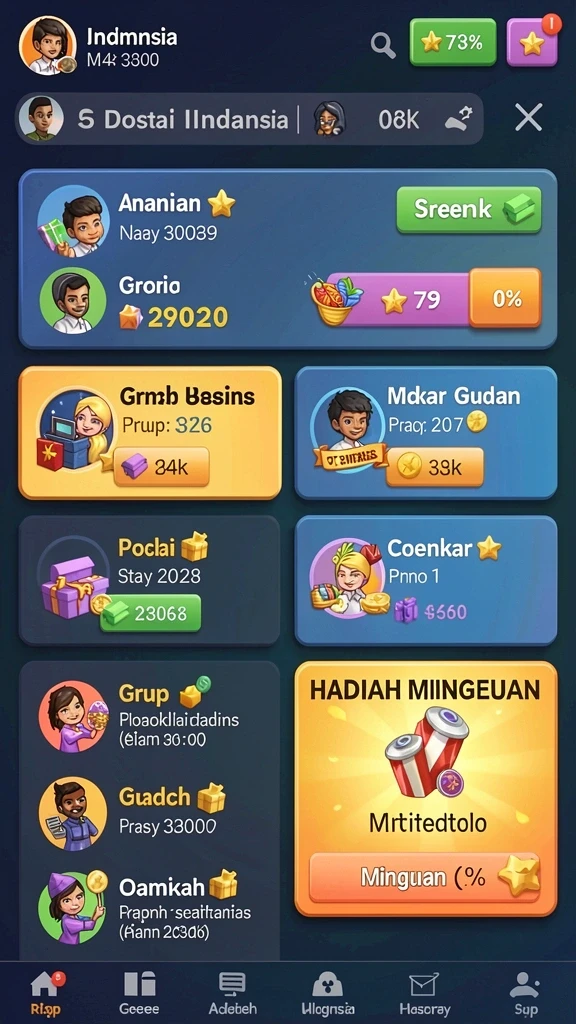 Tampilan menarik dari antarmuka aplikasi HAPPYBET188.