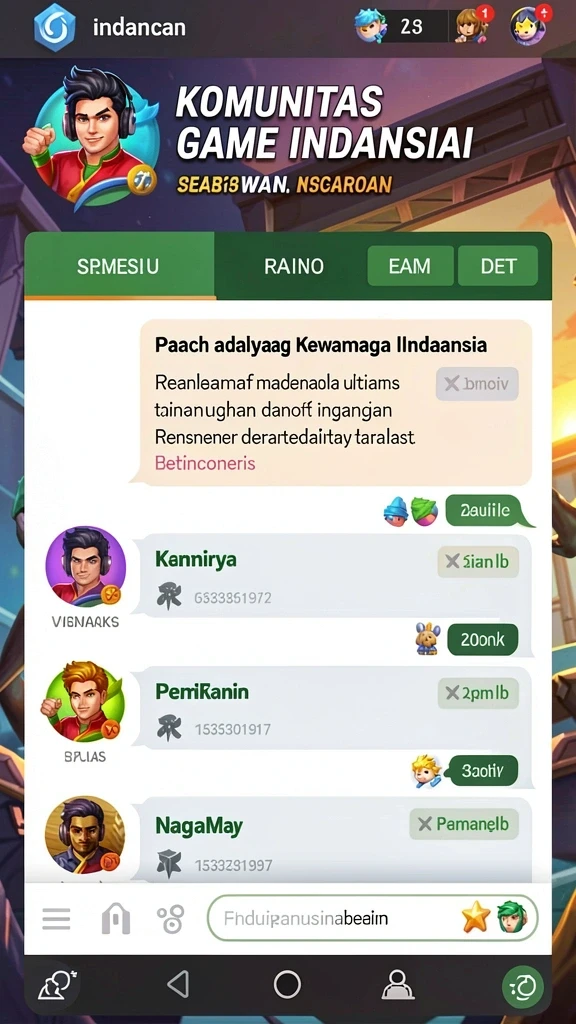 Tampilan antarmuka yang menarik dan interaktif.