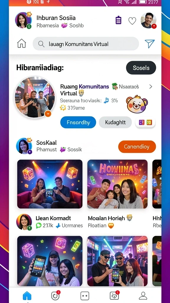 Grafis menarik dari salah satu permainan slot.