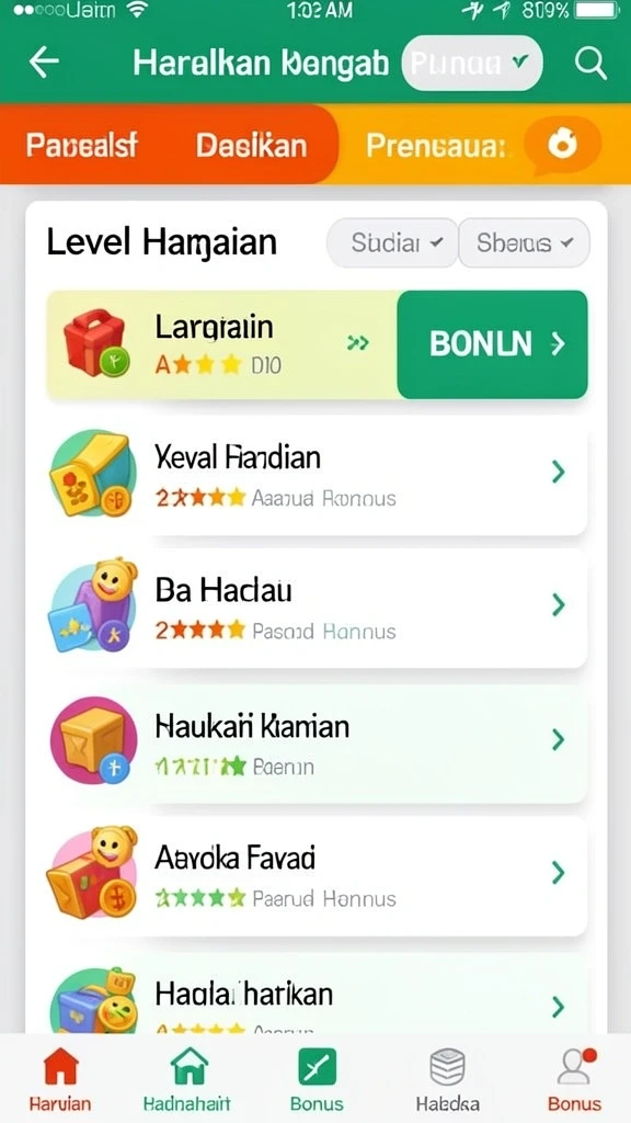 Tampilan utama JURAGAN404 yang menarik dan intuitif.