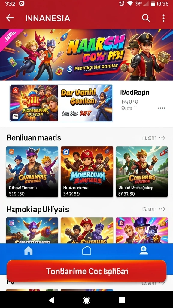 Tampilan utama aplikasi KIKOTOTO yang menarik.