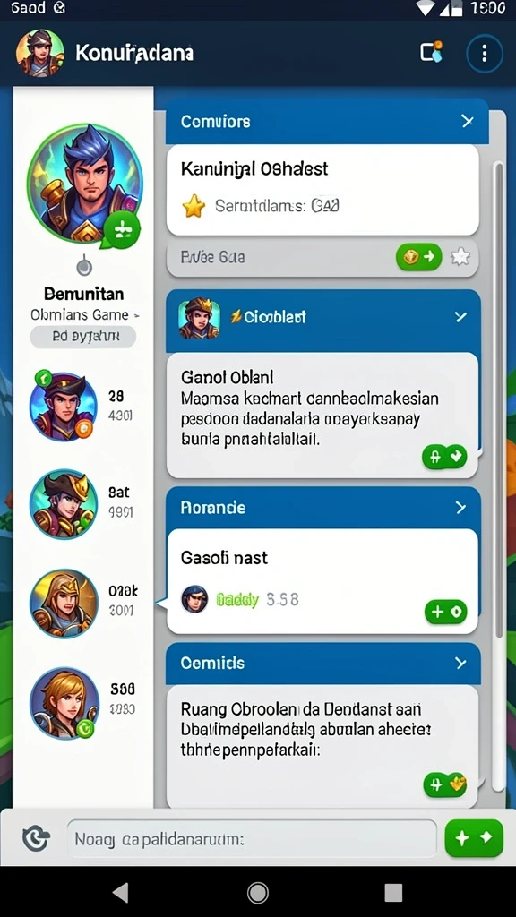 Fitur sosial untuk bersaing dengan teman-teman.