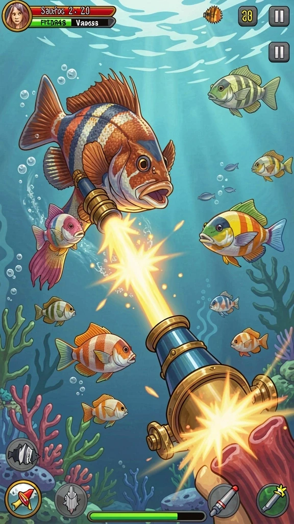 Ilustrasi lokasi petualangan yang menakjubkan.