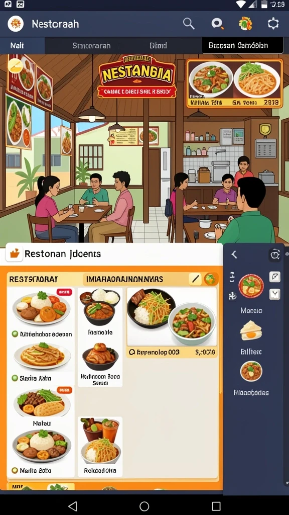 Berbagai karakter menarik untuk dipilih.