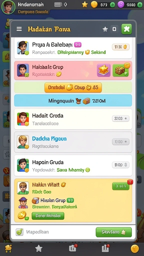 Tangkapan layar menunjukkan tampilan awal game MERPATI178.