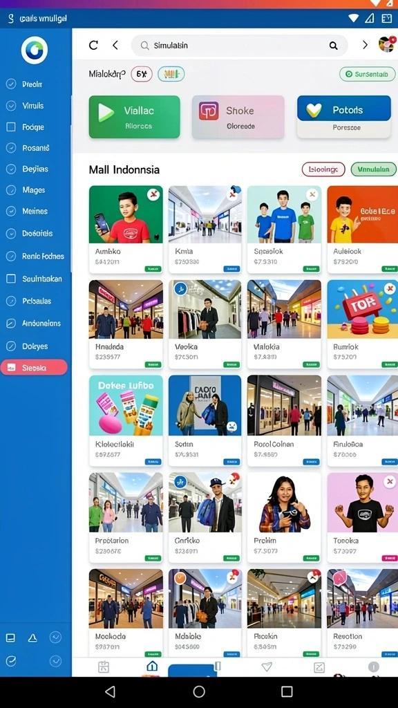 Berbagai karakter unik untuk dipilih.