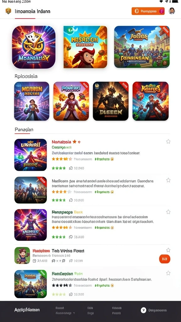Screenshot aplikasi ODDIGO dengan tampilan level pertama.