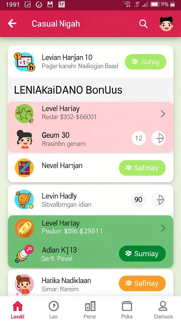 Tampilan antarmuka yang modern dan intuitif.