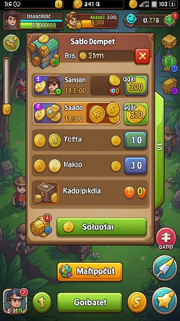 Tangkapan layar memperlihatkan fitur multiplayer dengan teman-teman.