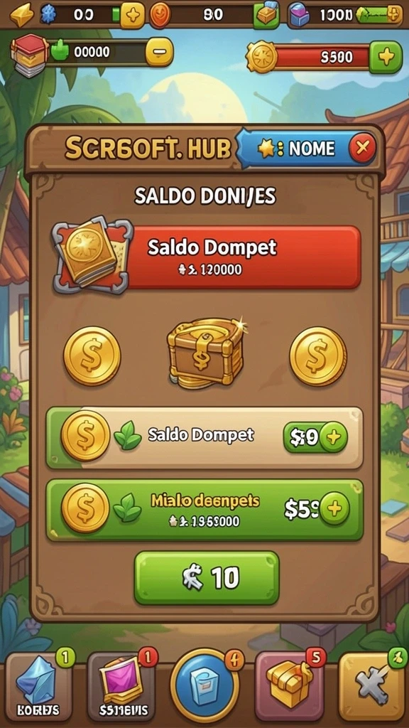 Momen pertempuran yang mendebarkan dalam game.