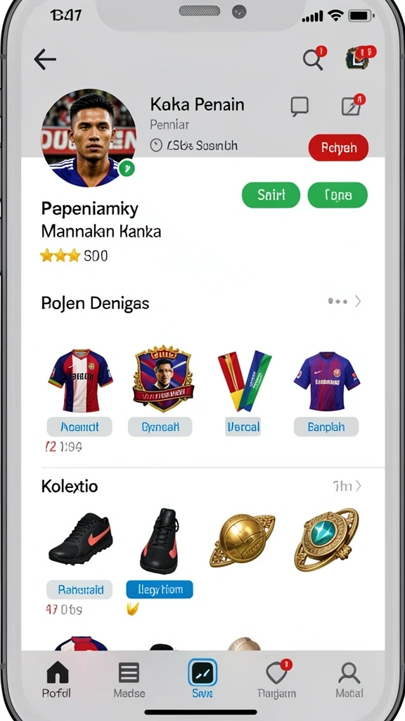 Tampilan antarmuka yang menarik dan user-friendly.
