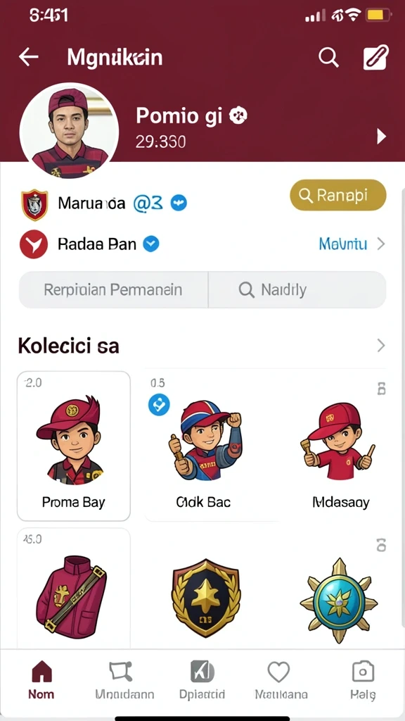 Tampilan beranda yang menarik dan mudah dinavigasi.