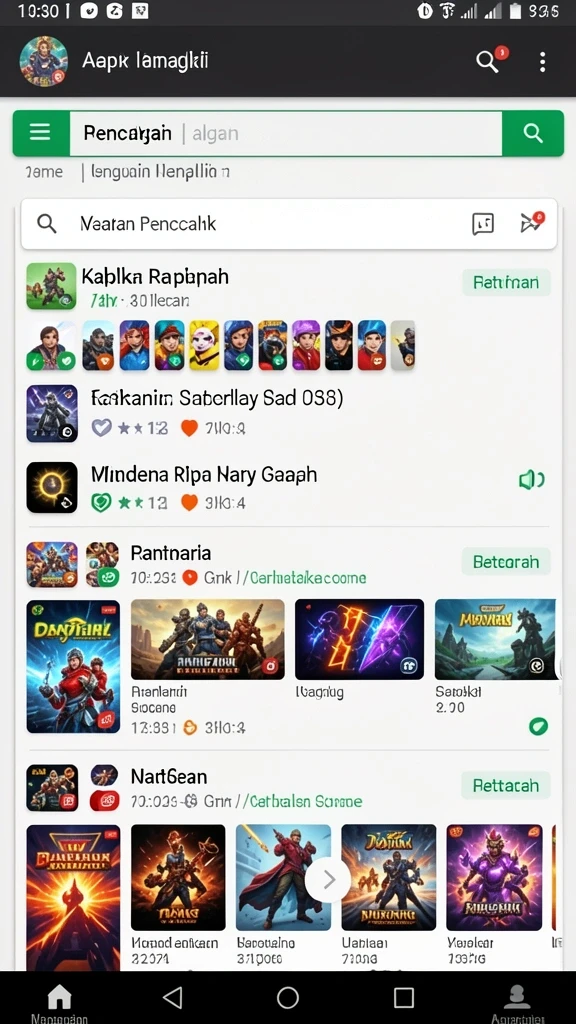 Tampilan antarmuka yang modern dan menarik.