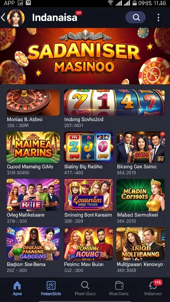 Tampilan menu utama aplikasi RPRR yang intuitif.