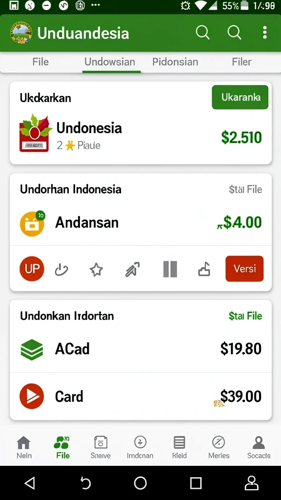 Berbagai mode permainan yang menantang dan seru.