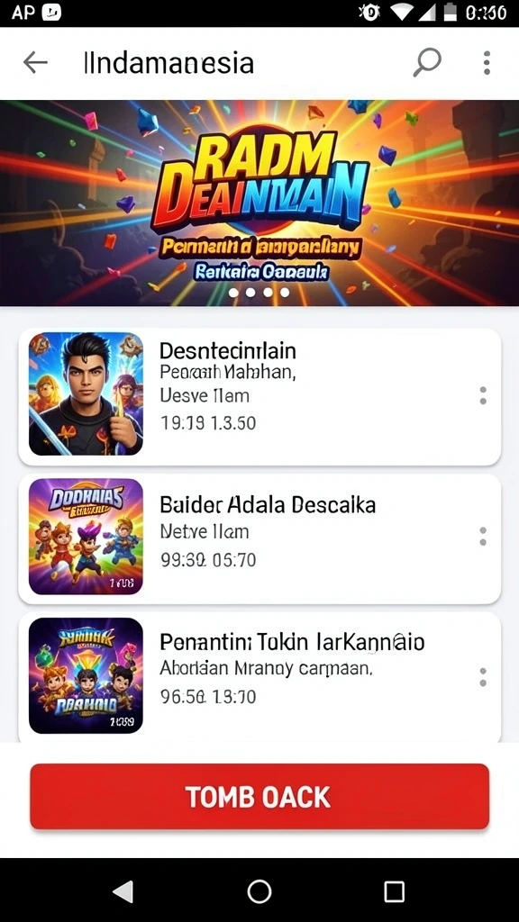 Tampilan antarmuka yang menarik dan mudah digunakan.