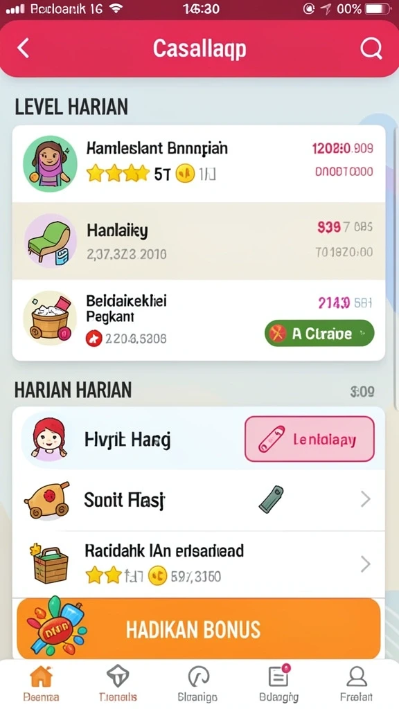 Mode permainan yang beragam dan menantang.