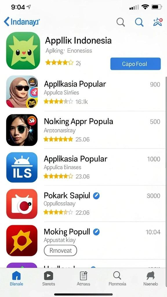 Tampilan antarmuka pengguna yang menarik dan modern.